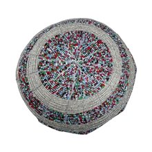 Large Maasai Bead Bowl Multi Clear Bottom