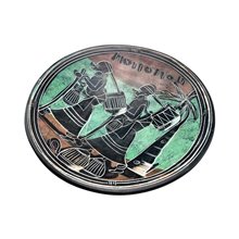 African Handmade Kisii Soapstone Plate - Village Women