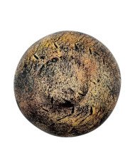 Handmade African Zebra Kisii Soapstone Mini Dish Upside Down