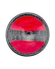 Kisii Soapstone Red Geo Dish