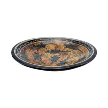 Mini Handmade African Kisii Soapstone Lizard Dish Side