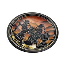 African Handmade Village Women Sunset Kisii Soapstone Dish