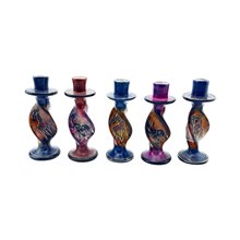 Handmade African Kisii Soapstone Candlesticks