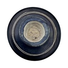 Handmade Kisii Soapstone Candlestick - Blue