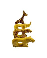 Safari Napkin Rings Side