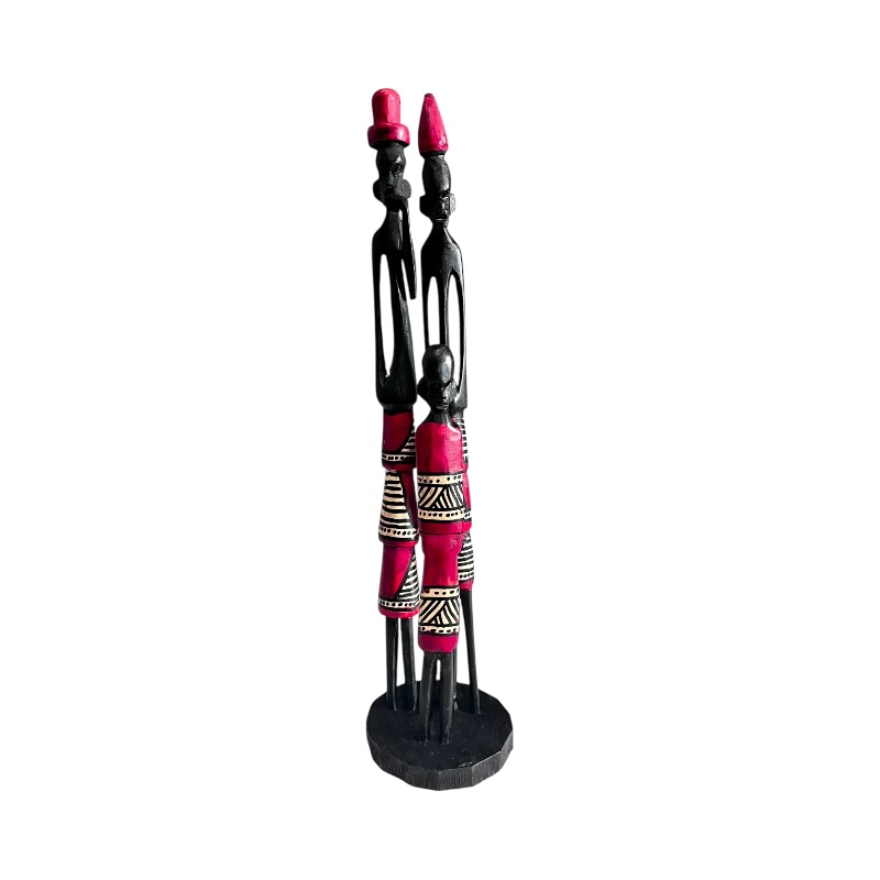 African Handmade Maasai Carved Wood Figurine