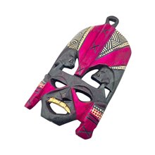 Tribal Hand Carved Wood Mask