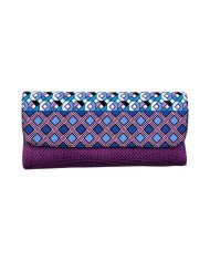 African Handmade Clutch Purse Fuschia