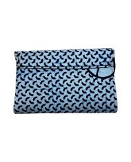 African Handmade Kitenge Clutch Purse Patterned Back