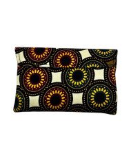 Small African Handmade Kitenge Clutch Purse Back