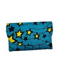 Kitenge Clutch Purse - Small Stars