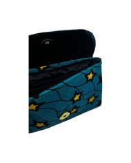 Kitenge Clutch Purse - Small Stars Open