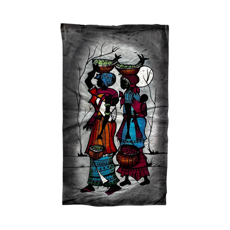Handmade African Batik African Mothers and Babies