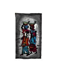 Handmade African Batik African Mothers and Babies