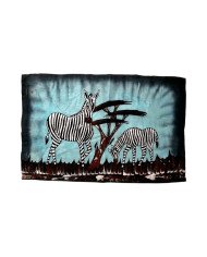 Handmade African Zebra Batik