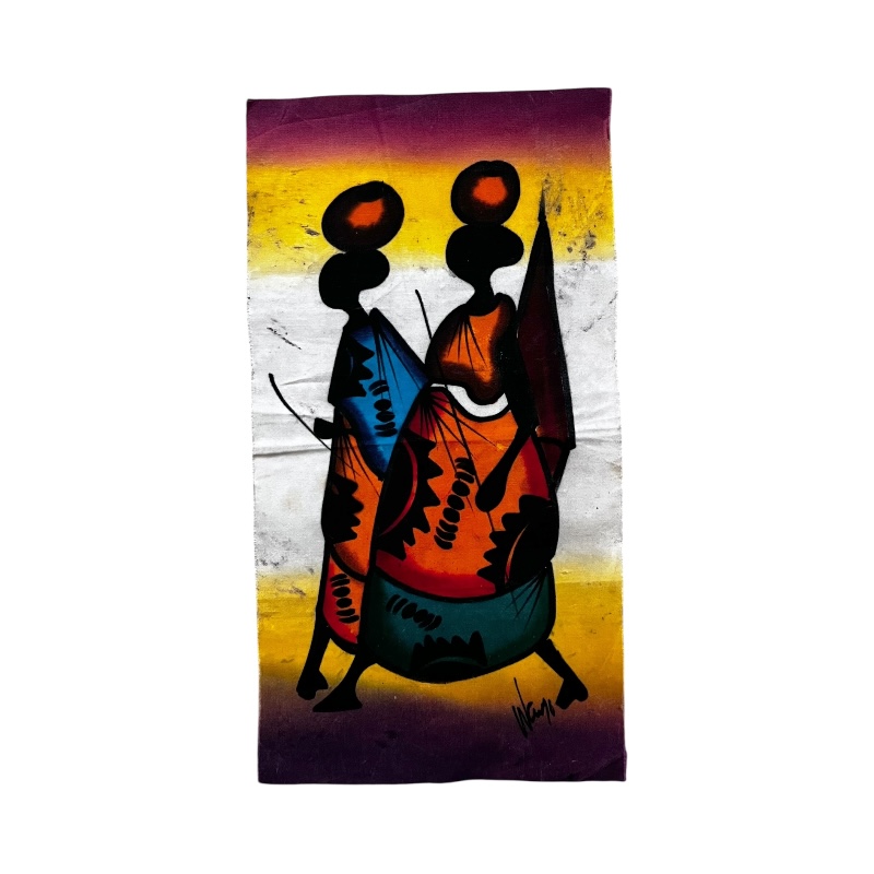Colorful Handmade African Batik Village Women