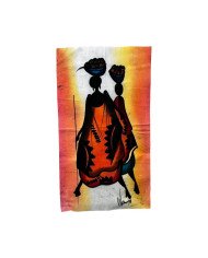 African Women Batik Wall Art