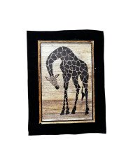 African Giraffe Banana Fiber Art
