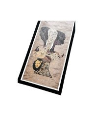 Big Five Banana Fiber Art Angle