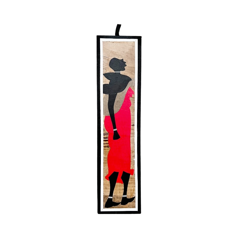 Maasai Woman Baby Banana Fiber Art Maasai Woman Baby Banana Fiber Art