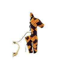 Maasai iridescent Blue with Multi Color Bead Necklace