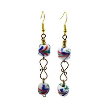 Krobo Glass Bead Earrings