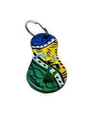 Leather Sandal Keychain Front