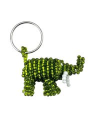 Maasai Beaded Elephant Keychain