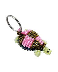 Maasai Transparent Blue with Multi Color Bead Necklace