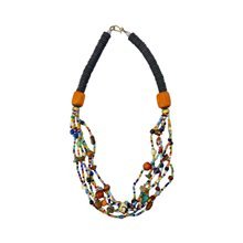 Mixed Material African Necklace
