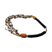 Kenyan Mixed Material Bead Necklace