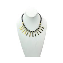 Display Handmade African Brass Spokes Necklace