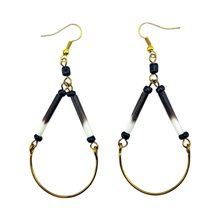 Teardrop Porcupine Quill Earrings