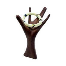 Milele Maasai Bracelet - Pearl White