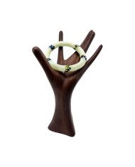 Milele Maasai Bracelet - Pearl White