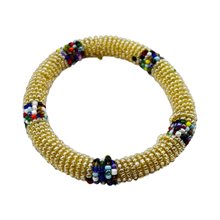 Milele Maasai Bracelet - Pearl White