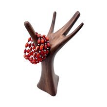 River Amber Seed Bead Bracelet