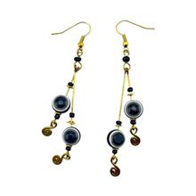 Handmade African Evil Eye Earrings