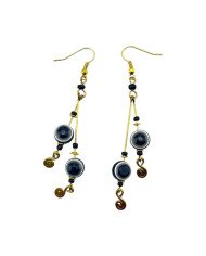 Handmade African Evil Eye Earrings