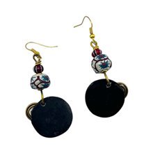 Unique Handmade African Cow Bone Earrings