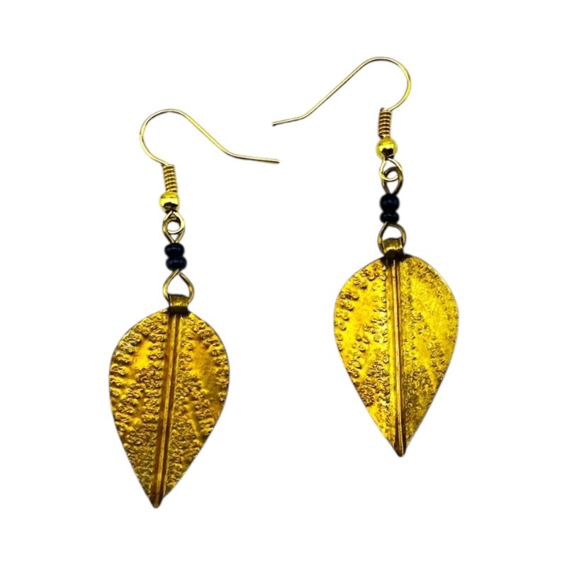 Majani Brass Earrings