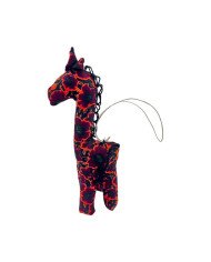 Kitenge Safari Animal Giraffe Ornament