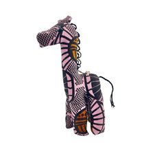 Colorful Kitenge Giraffe Ornament
