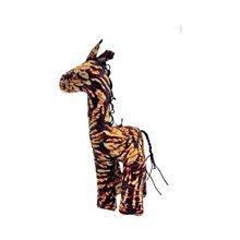 Giraffe Tree Ornament with Kitenge Fabric