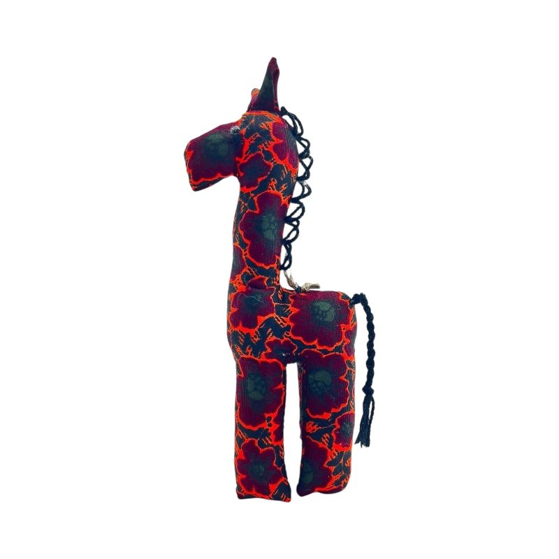 Kitenge Safari Animal Ornament - Giraffe