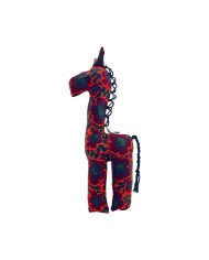 Kitenge Safari Animal Ornament - Giraffe