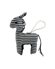 Kitenge Safari Animal Ornament – Zebra