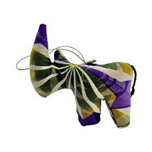 Kitenge Safari Animal Ornament – Rhino