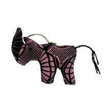 Kitenge Ornament Rhino