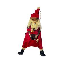 Handmade African Christmas Santa Ornament